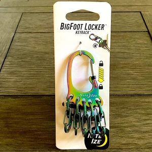 🛠️ Bigfoot Locker KeyRack Stainless Steel Multicolored with S-Biner Toe Clips